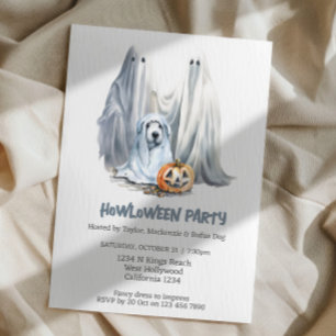 Halloween Dog Themed Party Howloween Fun Invitation