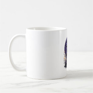 Halloween Dog Witch Pumpkin Vector Art Coffee Mug