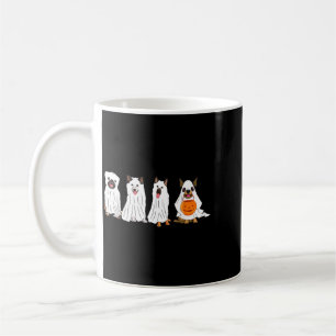 Halloween Dog With Pumpkin Scary Halloween Dog Coffee Mug