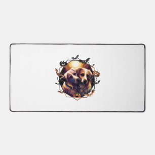 Halloween Dogs Desk Mat