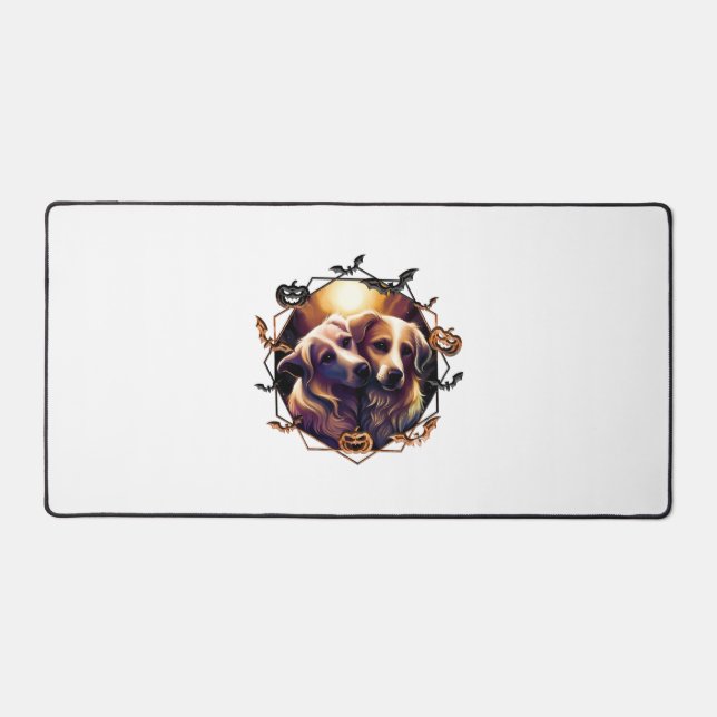 Halloween Dogs   Desk Mat (Front)