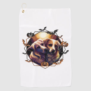 Halloween Dogs Golf Towel