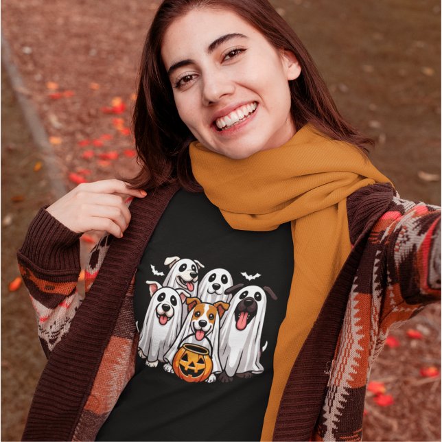 Halloween Dogs With Pumpkin T-Shirt (Creator Uploaded)