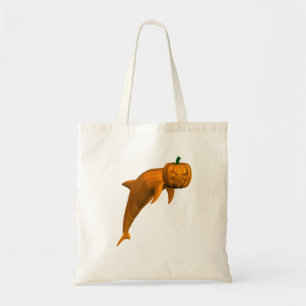 Halloween Dolphin Tote Bag