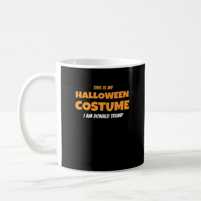 Halloween Donald  Costume Trumpkin Ideas Classic Coffee Mug (Left)
