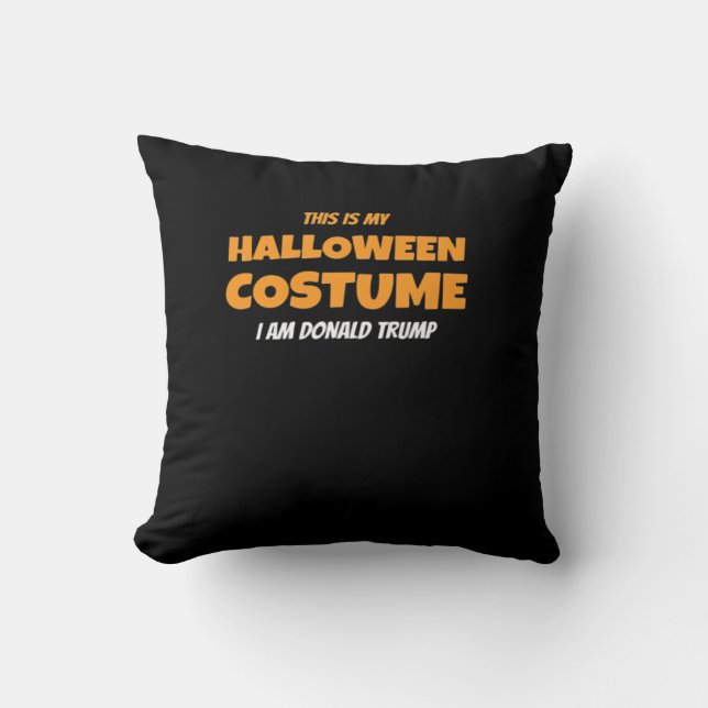 Halloween Donald  Costume Trumpkin Ideas Classic Cushion (Front)