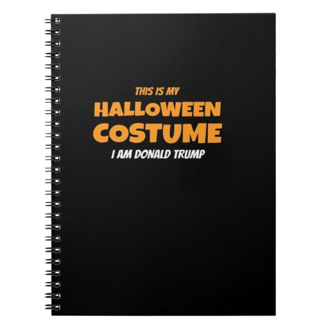 Halloween Donald  Costume Trumpkin Ideas Classic Notebook (Front)