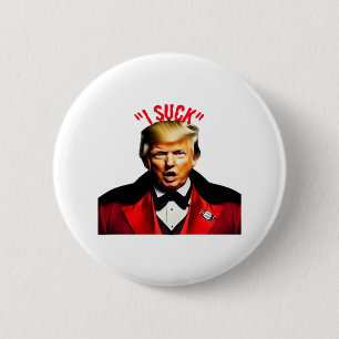 Halloween Donald  Funny Anti- Political 6 Cm Round Badge
