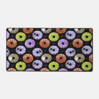 Halloween Donuts Pattern. Scary Donut Pattern. Desk Mat