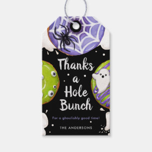 Halloween Donuts Thank You Customizable Gift Tags