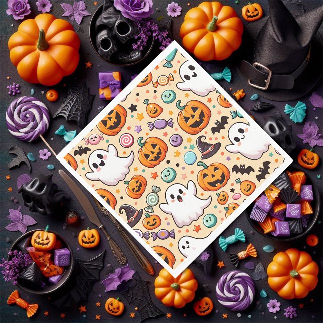 Halloween Doodles Napkin (Creator Uploaded)