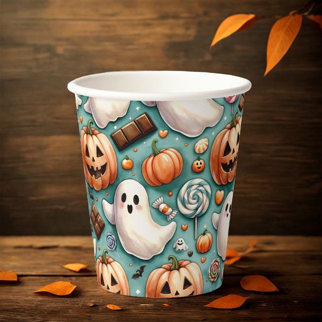 Halloween Doodles Paper Cups (Creator Uploaded)