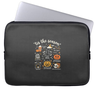 Halloween Doodles Tis the Season Witch Design Laptop Sleeve
