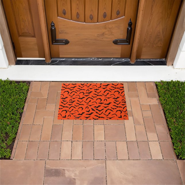 Halloween Door Mat-Bats Doormat (Outdoor)