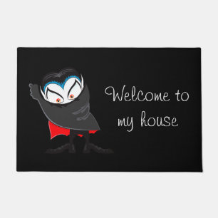 Halloween Door Mat-Dracula Doormat