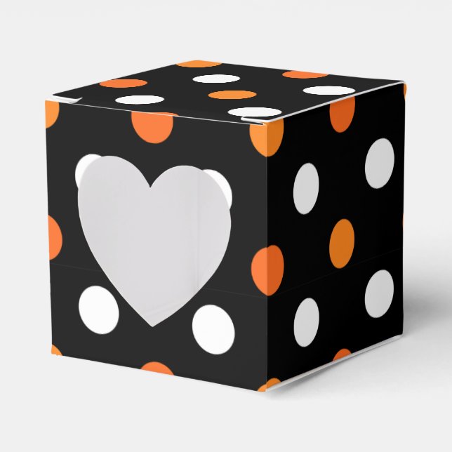 Halloween Dots Favour Box (Front Side)