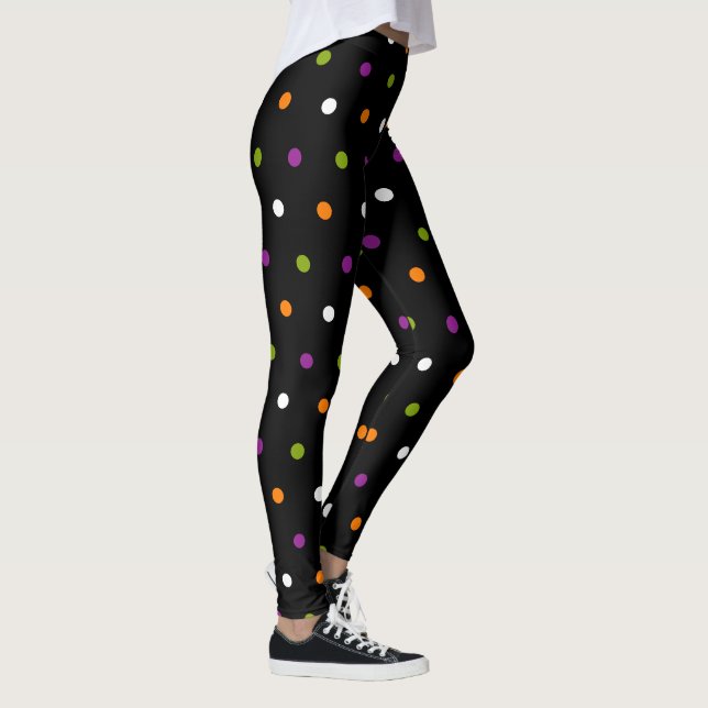 Halloween Dots Leggings (Right)