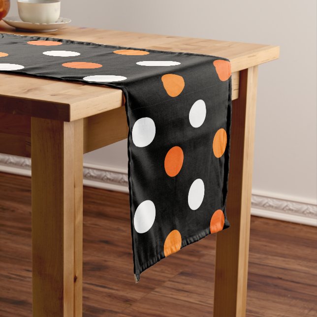 Halloween Dots Long Table Runner (In Situ)