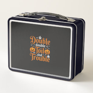 Halloween Double Double Toil and Trouble_1 Metal Lunch Box
