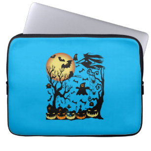 Halloween Double Double Toil And Trouble Laptop Sleeve