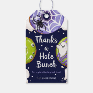 Halloween Doughnuts Thank You Customisable Gift Tags