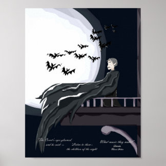 Halloween Dracula Art Print