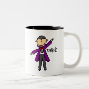 Halloween Dracula Stick Figure Mug