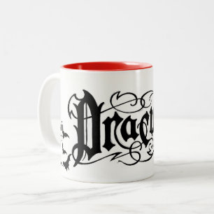 Halloween Dracula Two-Tone Coffee Mug