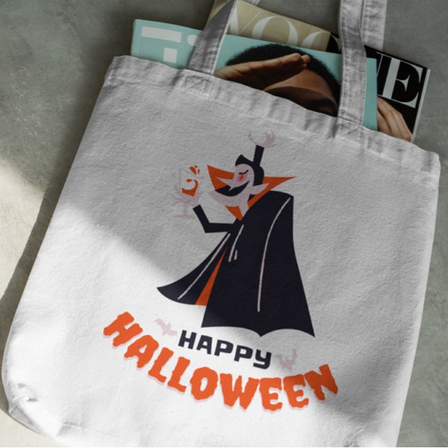 Halloween Dracula Vampire Tote Bag (Creator Uploaded)