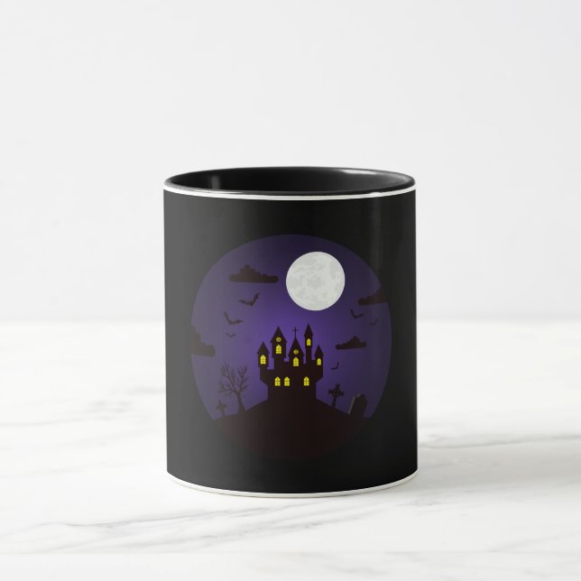 Halloween - Dracula's Castle Mug (Center)