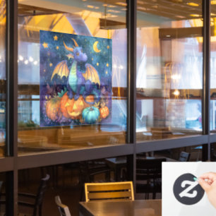 Halloween Dragon Window Cling