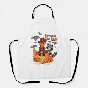 halloween Dreams Can Wait Horror Monster Apron