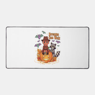 halloween Dreams Can Wait Horror Monster Desk Mat