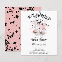 Halloween Drink Up Witches Bridal Shower Invite