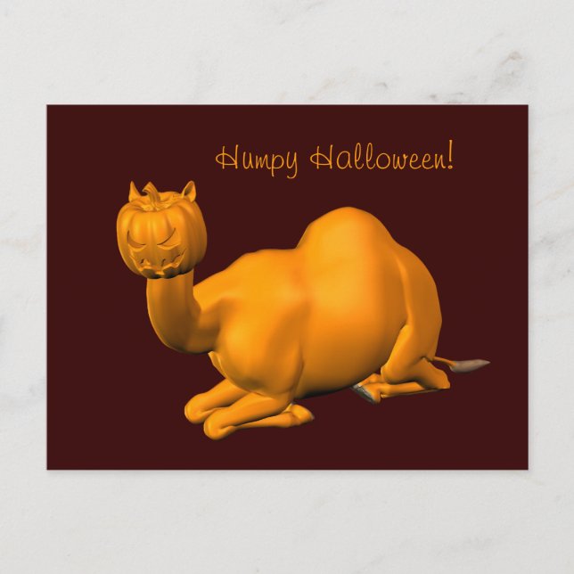 Halloween Dromedary Postcard (Front)