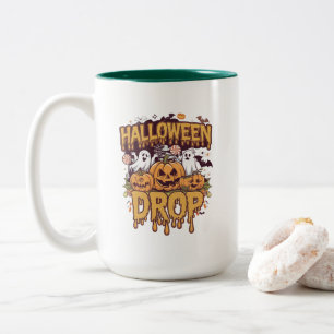 Halloween Drop Two-Tone Coffee Mug