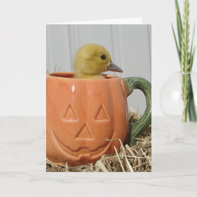Halloween Duckling Card (Front)