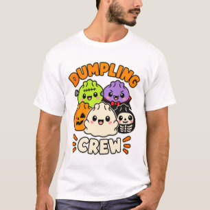 Halloween Dumplings Spooky Food Crew T-Shirt