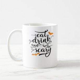 Halloween Eat Drink And Be Scary Retro Classic Coffee Mug