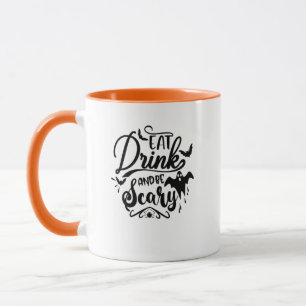 Halloween 'Eat Drink & Be Scary' Mug
