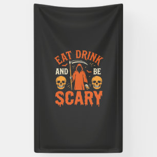 Halloween Eat Drink Be Scary Reaper Design_1 Banner
