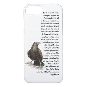 Halloween Edgar Allen Poe Raven Poem Case-Mate iPhone Case