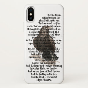 Halloween Edgar Allen Poe Raven Poem Case-Mate iPhone Case