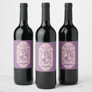 Halloween Elixir Of Life Wine Label