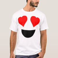 Halloween Emoji Costume Cute Heart Eyes Face