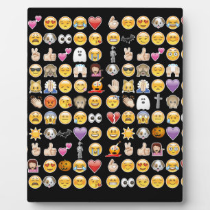 halloween emoji plaque