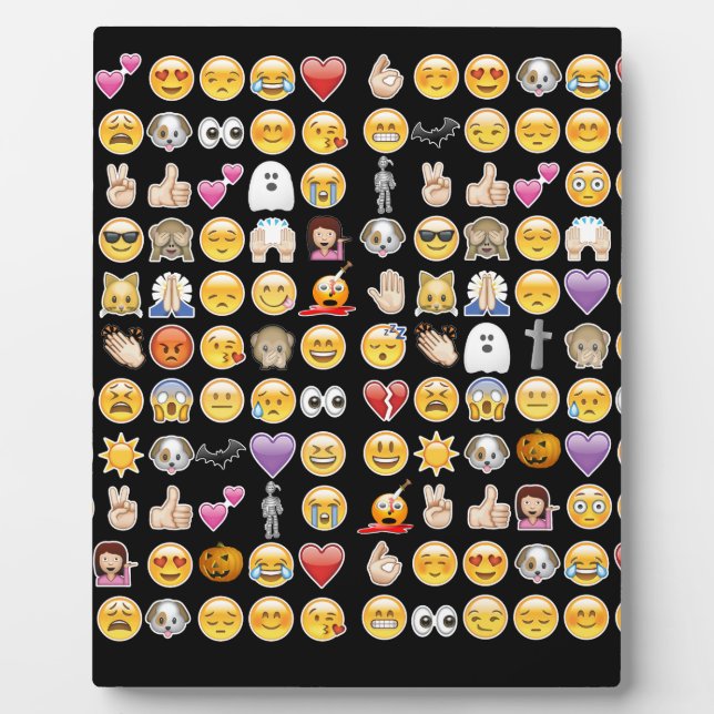 halloween emoji plaque (Front)