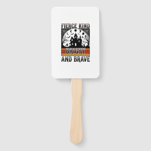 Halloween Empowerment Shirt Brave Vintage Witchy D Hand Fan