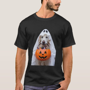Halloween English Cream Golden Retriever Pumpkin D T-Shirt