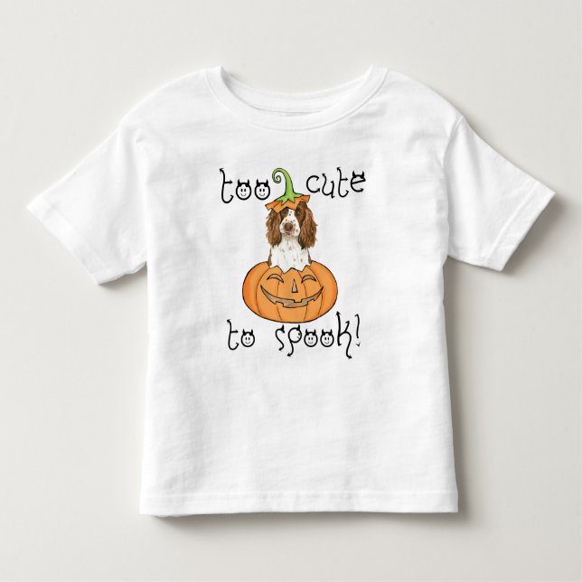 Halloween English Springer Spaniel T-Shirt (Front)